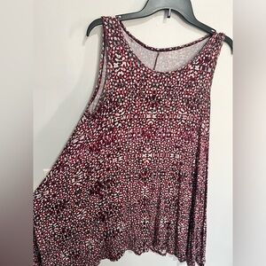 Maroon long top or dress